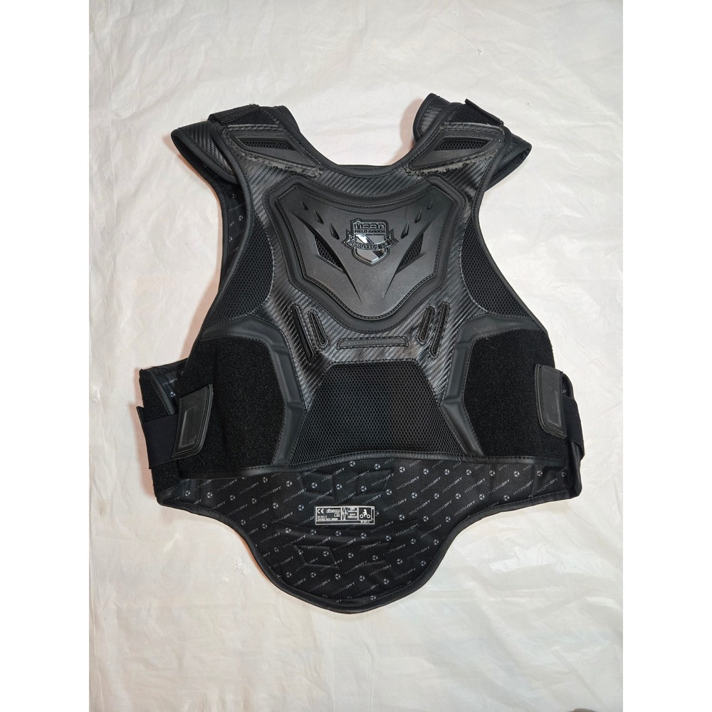 ICON Field Armor Stryker Motorcycle Armor Vest L/XL D3O CE Black